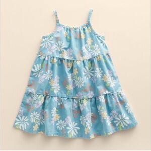 LC Lauren Conrad Organic Cotton & Linen  Tiered Sundress